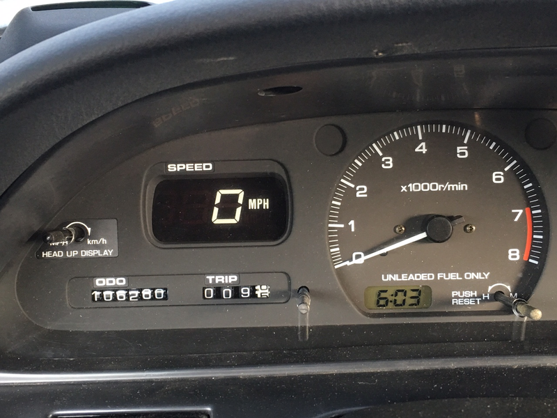 Newly installed digital dashboard.